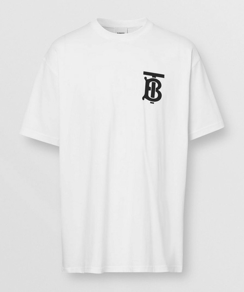 T-31855<br><b>BURBERRY</b><br>모노그램 모티프 코튼 티셔츠</b><br>[매장가-70만원대]