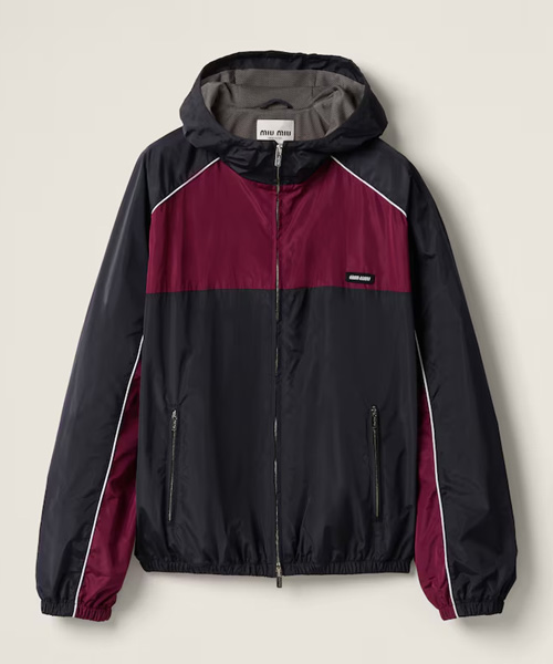 JK-24945<br><b>MIU MIU</b><br>기능성 실크 지퍼 블루종 재킷</b><br>[매장가-500만원대]