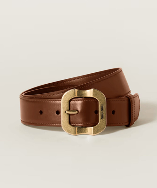 A-44575<br><b>MIU MIU</b><br>가죽 벨트</b><br>[매장가-90만원대]