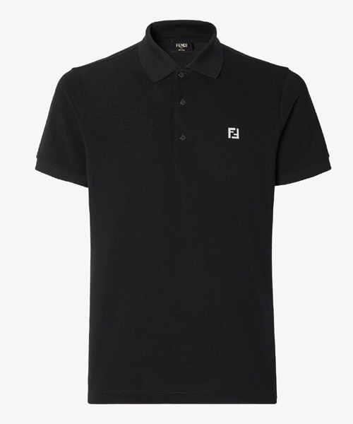 T-31903<br><b>FENDI</b><br>FF 패치 코튼 폴로셔츠</b><br>[매장가-130만원대]