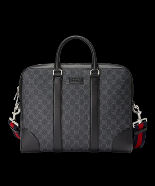 A-44601<br><b>GUCCI</b><br>GG 블랙 브리프케이스 GG 슈프림</b><br>[매장가-230만원대]