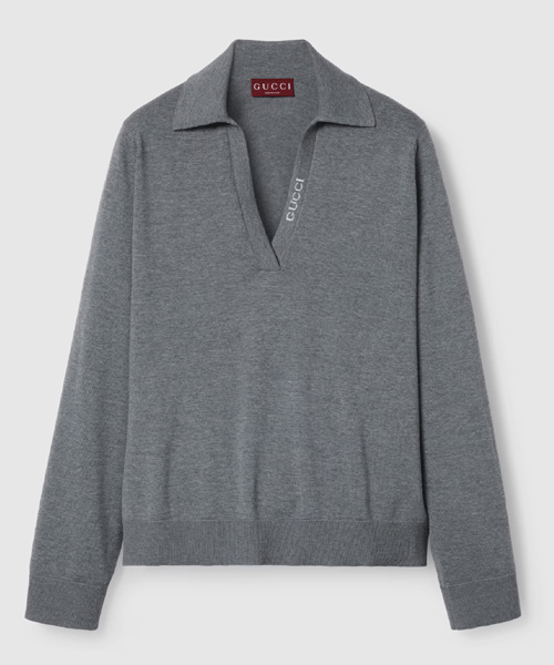 T-31900<br><b>GUCCI</b><br>엑스트라 파인 울 폴로</b><br>[매장가-150만원대]