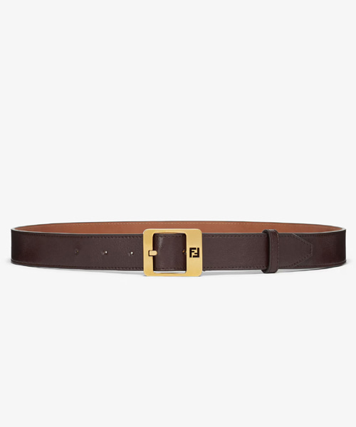 A-44579<br><b>FENDI</b><br>브라운 가죽 벨트</b><br>[매장가-70만원대]