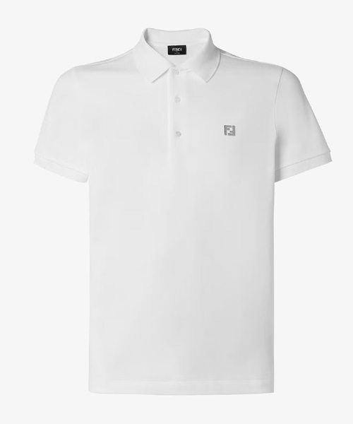 T-31904<br><b>FENDI</b><br>FF 패치 코튼 폴로셔츠</b><br>[매장가-130만원대]