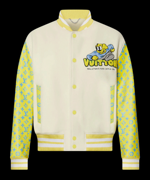 JK-24951<br><b>LOUIS VUITTON</b><br>모노그램 플레이그라운드 바시티 블루종 자켓</b><br>[매장가-890만원대]