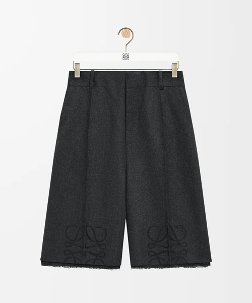 P-16483<br><b>LOEWE</b><br>울 & 캐시미어 애너그램 쇼츠</b><br>[매장가-190만원대]