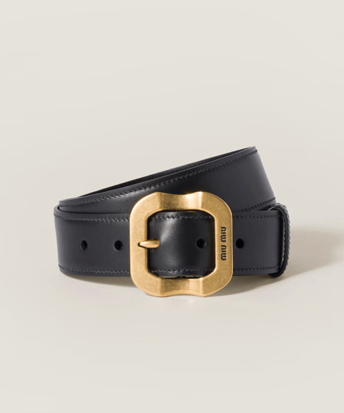 A-44574<br><b>MIU MIU</b><br>가죽 벨트</b><br>[매장가-90만원대]