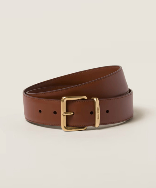 A-44573<br><b>MIU MIU</b><br>가죽 벨트</b><br>[매장가-80만원대]