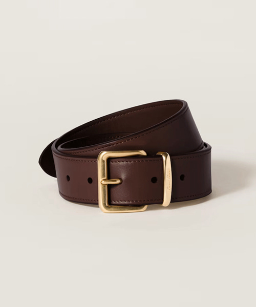A-44572<br><b>MIU MIU</b><br>가죽 벨트</b><br>[매장가-80만원대]
