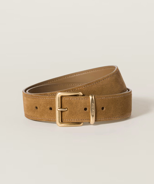 A-44570<br><b>MIU MIU</b><br>스웨이드 벨트</b><br>[매장가-80만원대]