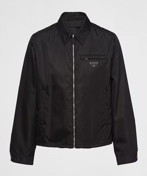 JK-24974<br><b>PRADA</b><br>삼각 로고 패치 리나일론 블루종 재킷</b><br>[매장가-330만원대]