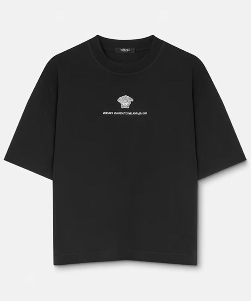 T-31935<br><b>VERSACE</b><br>엠브로이더드 메두사 밀라노 코튼 티셔츠</b><br>[매장가-60만원대]
