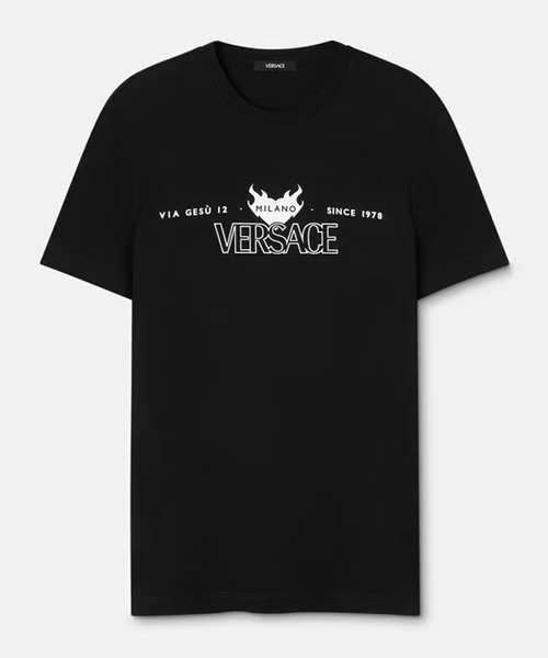 T-31963<br><b>VERSACE</b><br>로고 프린트 코튼 티셔츠</b><br>[매장가-50만원대]