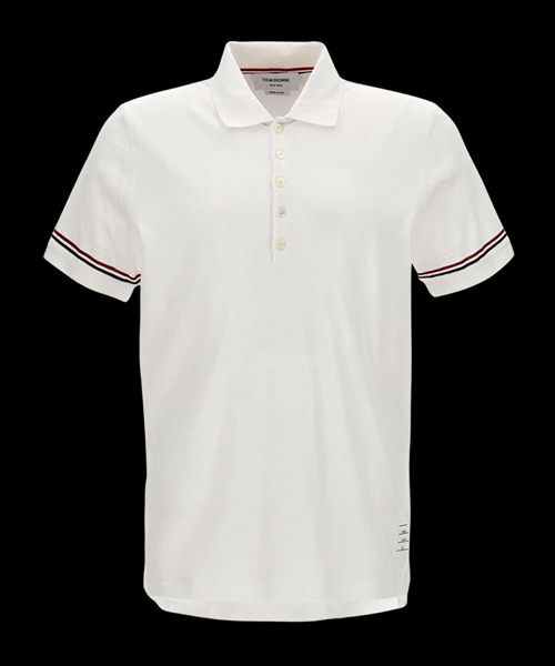 T-31957<br><b>THOM BROWNE</b><br>코튼 럭비 폴로셔츠</b><br>[매장가-110만원대]