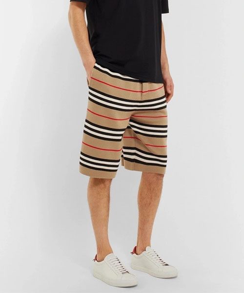 P-16510<br><b>BURBERRY</b><br>스트라이프 울 쇼츠</b><br>[매장가-70만원대]
