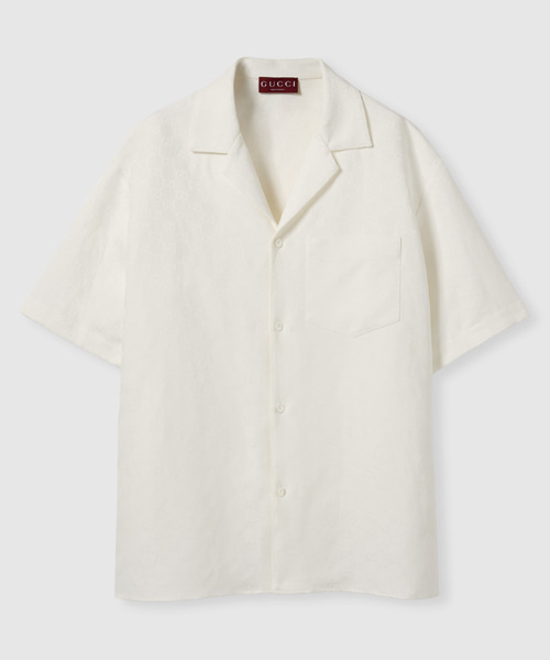 S-5803<br><b>GUCCI</b><br>GG 캔버스 리넨 셔츠</b><br>[매장가-140만원대]