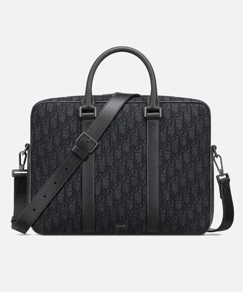 A-44176<br><b>DIOR</b><br>디올 오블리크 자카드 지퍼 브리프케이스</b><br>[매장가-420만원대]