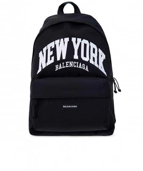 A-44023<br><b>BALENCIAGA</b><br>뉴욕 로고 패치 백팩</b><br>[매장가-130만원대]