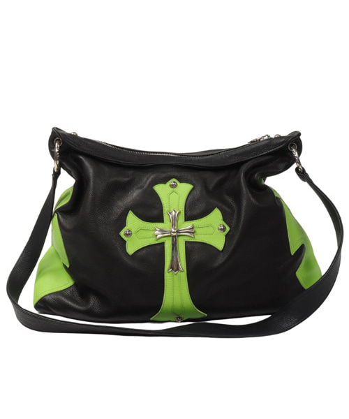 A-44175<br><b>CHROME HEARTS</b><br>크로스 패치 숄더 백</b><br>[매장가-1000만원대]
