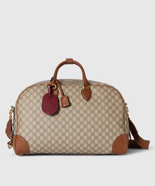 A-44635<br><b>GUCCI</b><br>GG 엠블럼 미디엄 더플백</b><br>[매장가-330만원대]