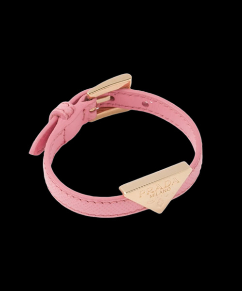 A-44810<br><b>PRADA</b><br>사피아노 레더 브레이슬릿</b><br>[매장가-60만원대]