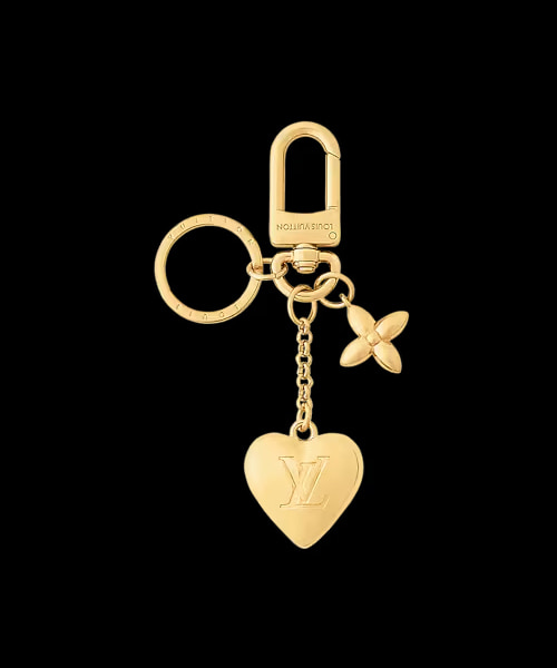 A-44815<br><b>LOUIS VUITTON</b><br>새틴 하트 백 참 & 키 홀더</b><br>[매장가-60만원대]