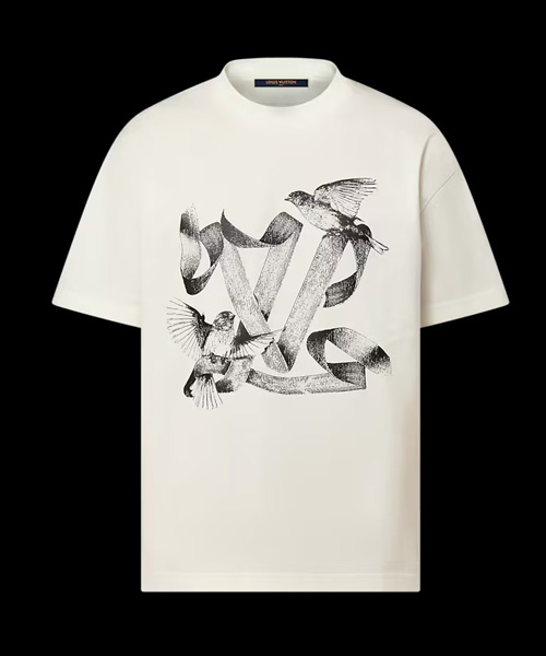 T-31995<br><b>LOUIS VUITTON</b><br>프린트 코튼 티셔츠</b><br>[매장가-120만원대]