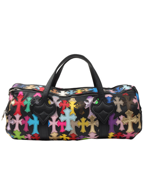 A-43955<br><b>CHROME HEARTS</b><br>멀티컬러 크로스 패치 세메터리 라지 더플백</b><br>[매장가-2000만원대]