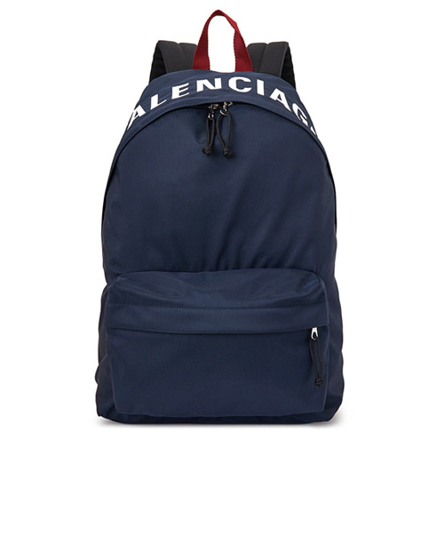 A-44025<br><b>BALENCIAGA</b><br>리사이클 나일론 휠 로고 백팩</b><br>[매장가-90만원대]