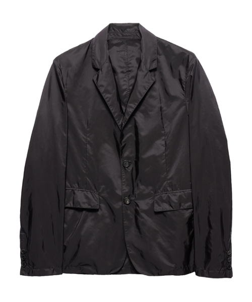 JK-24995<br><b>PRADA</b><br>백 삼각 로고 패치 리나일론 싱글 블레이저</b><br>[매장가-430만원대]