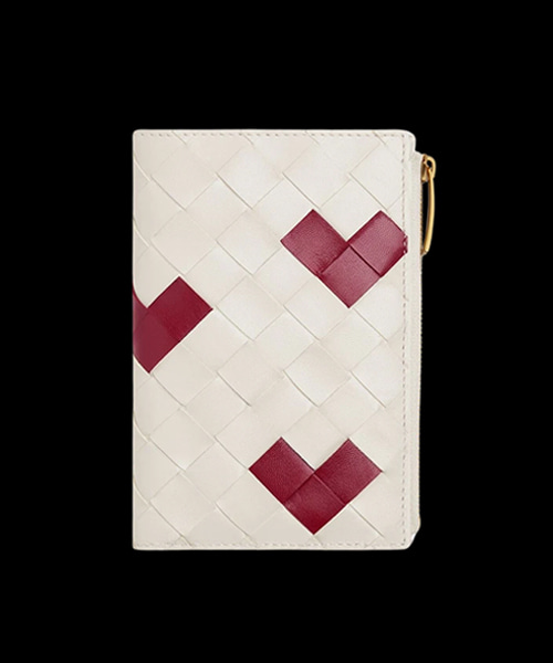 A-44852<br><b>BOTTEGA VENETA</b><br>미디엄 인트레치아토 바이 폴드 지갑</b><br>[매장가-130만원대]
