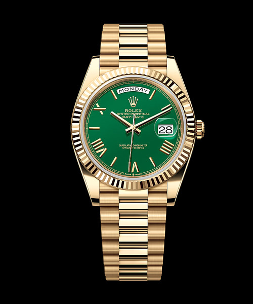A-44853<br><b>ROLEX</b><br>데이 데이트 40 옐로우 골드</b><br>[매장가-6300만원대]