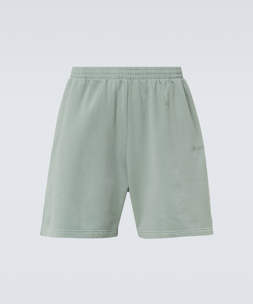P-16549<br><b>BALENCIAGA</b><br>로고 코튼 저지 쇼츠</b><br>[매장가-90만원대]