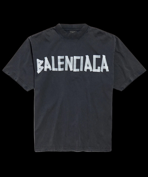 T-32015<br><b>BALENCIAGA</b><br>뉴 테이프 타입 코튼 티셔츠</b><br>[매장가-120만원대]