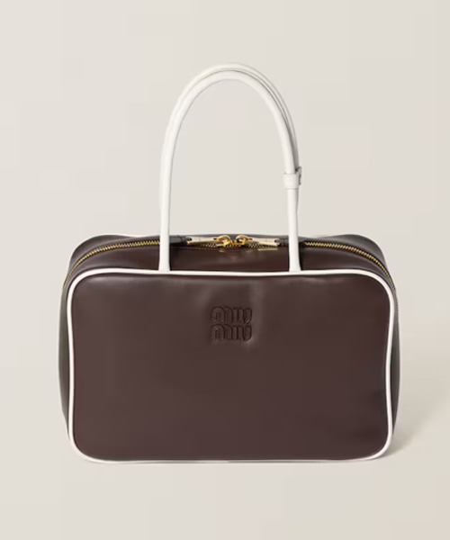 A-44877<br><b>MIU MIU</b><br>가죽 보 백</b><br>[매장가-490만원대]