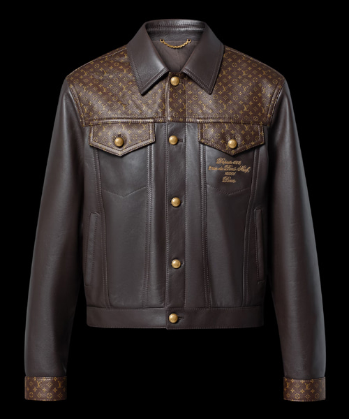 JK-24998<br><b>LOUIS VUITTON</b><br>엠벨리시드 레더 트러커 재킷</b><br>[매장가-1000만원대]