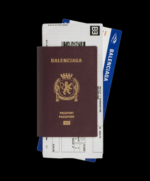 A-44881<br><b>BALENCIAGA</b><br>패스포트 2 티켓 장지갑</b><br>[매장가-100만원대]
