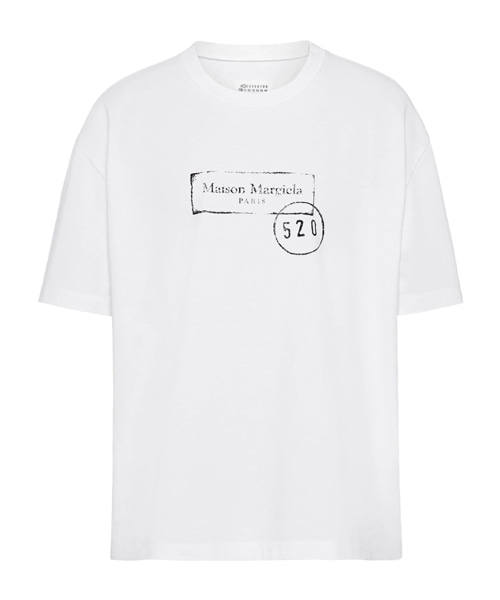 T-32037<br><b>MAISON MARGIELA</b><br>넘버 로고 프린트 코튼 티셔츠</b><br>[매장가-70만원대]