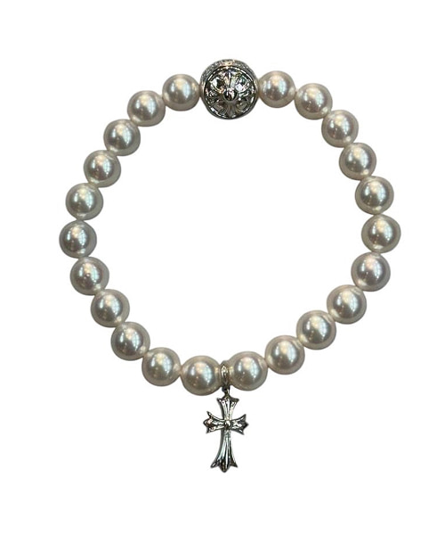 A-44970<br><b>CHROME HEARTS x MIKIMOTO</b><br>18KHG 베이비팻 펄 브레이슬릿</b><br>[매장가-3000만원대]