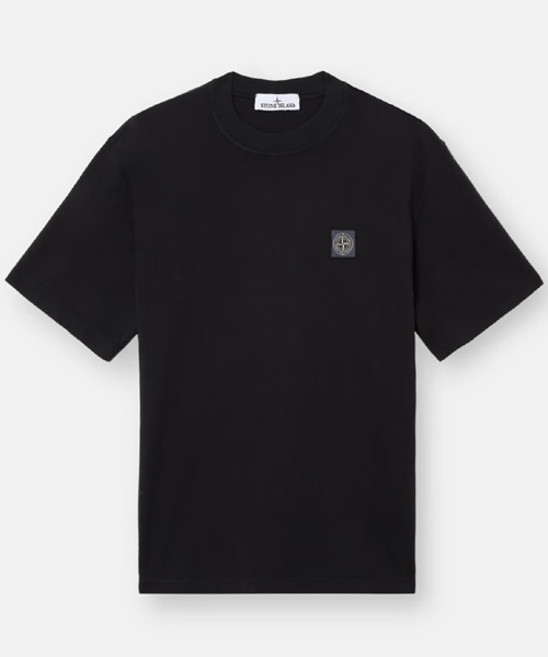 T-32041<br><b>STONE ISLAND</b><br>COMPASS 패치 숏 슬리브 티셔츠</b><br>[매장가-20만원대]