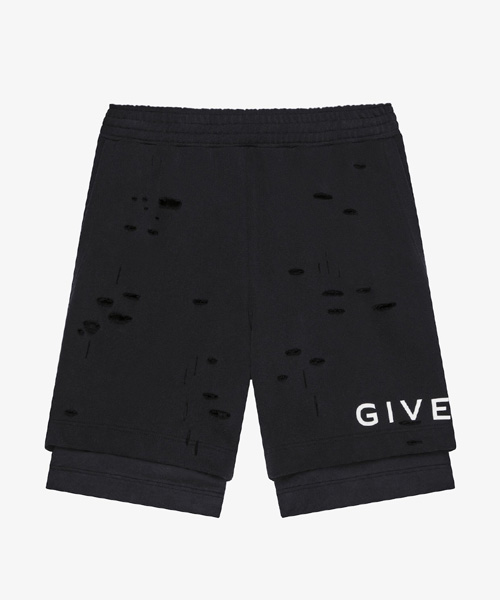 P-16568<br><b>GIVENCHY</b><br>디스트로이드 코튼 버뮤다 쇼츠</b><br>[매장가-150만원대]