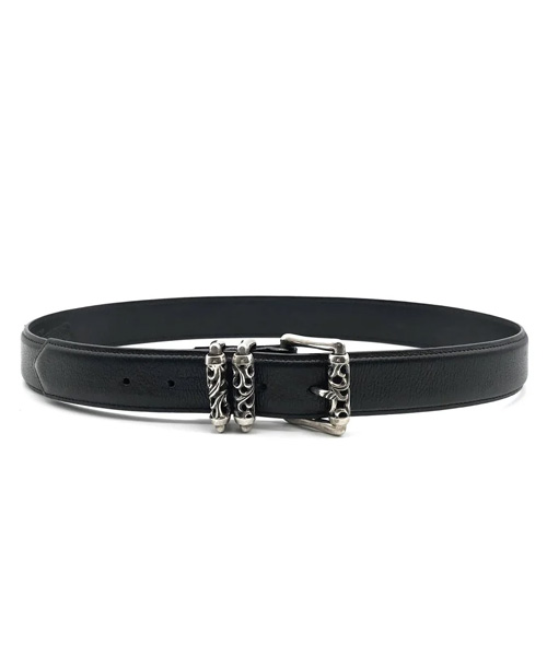 A-45010<br><b>CHROME HEARTS</b><br>롤러 3PC 셀틱 가죽 벨트</b><br>[매장가-780만원대]