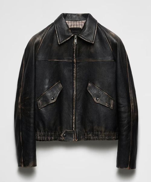 JK-25007<br><b>PRADA</b><br>나파 가죽 재킷</b><br>[매장가-850만원대]
