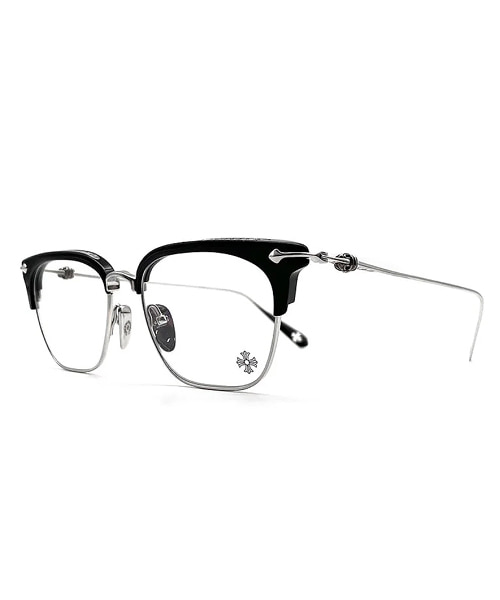 A-45067<br><b>CHROME HEARTS</b><br>슬런트레딕션 BK/SS 안경</b><br>[매장가-300만원대]