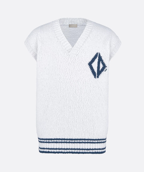T-32089<br><b>DIOR</b><br>CD 다이아몬드 스웨터 민소매 베스트</b><br>[매장가-210만원대]