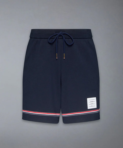 P-16593<br><b>THOM BROWNE</b><br>코튼 미드 따이 쇼츠</b><br>[매장가-110만원대]