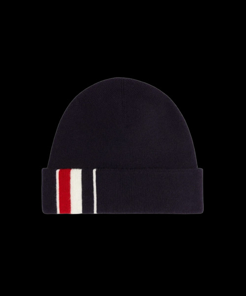 A-45102<br><b>THOM BROWNE</b><br>울 인타르시아 스트라이프 햇</b><br>[매장가-40만원대]