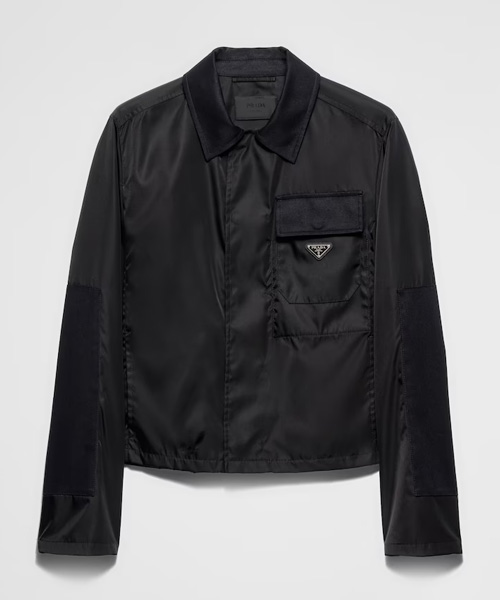 JK-25018<br><b>PRADA</b><br>삼각 로고 패치 리나일론 재킷</b><br>[매장가-340만원대]
