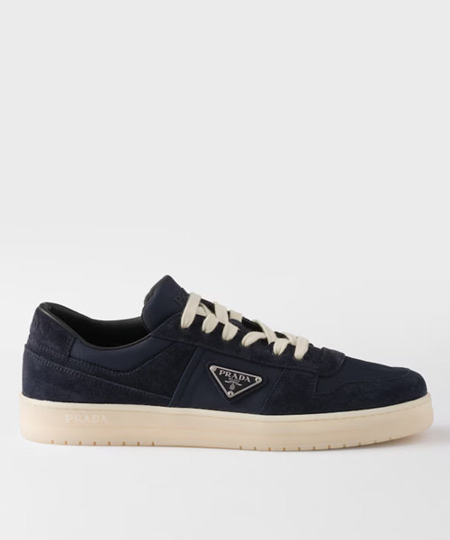 A-45107<br><b>PRADA</b><br>다운타운 리나일론 & 스웨이드 스니커즈</b><br>[매장가-150만원대]