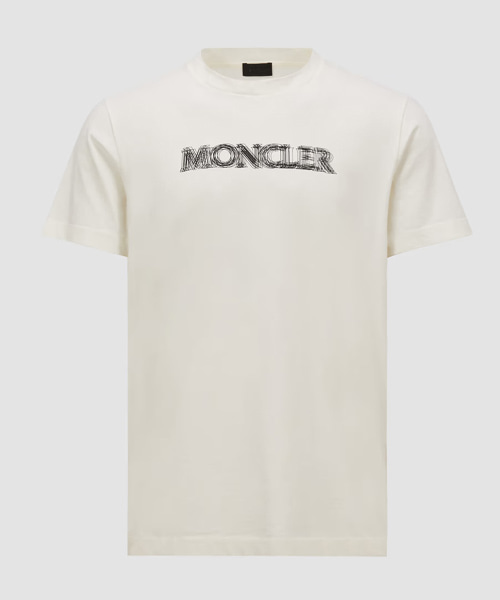 T-32117<br><b>MONCLER</b><br>BLURRED 로고 코튼 티셔츠</b><br>[매장가-40만원대]